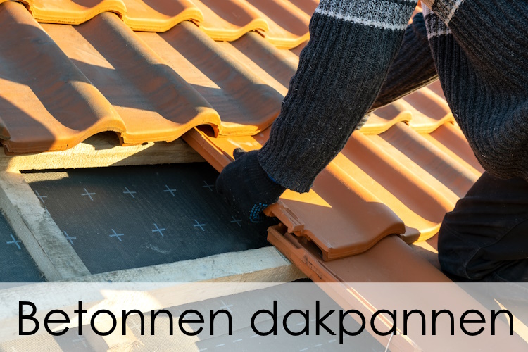 Betonnen dakpannen